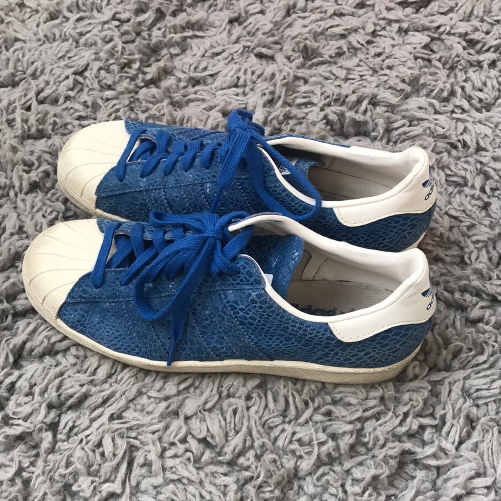 Blue Adidas Sneakers